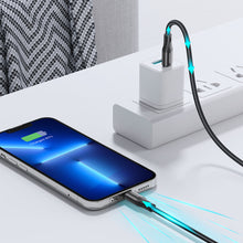 Заредете изображение във визуализатора на галерията – Joyroom fast charging / data cable USB Type C - Lightning PD 20W 1m black (S-1024N1-PD) - TopMag
