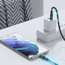 Заредете изображение във визуализатора на галерията – Joyroom fast charging / data cable USB Type C - USB Type C PD 60W 2m black (S-2030N1-60) - TopMag
