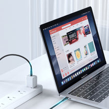 Заредете изображение във визуализатора на галерията – Joyroom fast charging / data cable USB Type C - USB Type C PD 60W 2m black (S-2030N1-60) - TopMag
