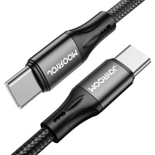 Заредете изображение във визуализатора на галерията – Joyroom fast charging / data cable USB Type C - USB Type C PD 60W 2m black (S-2030N1-60) - TopMag
