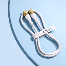 Заредете изображение във визуализатора на галерията – Joyroom Liquid Silicone USB Type C - USB Type C charging / data cable PD 100W 1.2m white (S-1250N18-10) - TopMag
