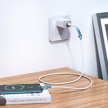 Заредете изображение във визуализатора на галерията – Joyroom Liquid Silicone USB Type C - USB Type C charging / data cable PD 100W 1.2m white (S-1250N18-10) - TopMag
