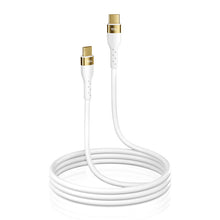Заредете изображение във визуализатора на галерията – Joyroom Liquid Silicone USB Type C - USB Type C charging / data cable PD 100W 2m white (S-2050N18-10) - TopMag
