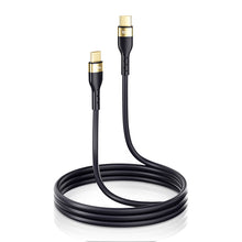 Заредете изображение във визуализатора на галерията – Joyroom Liquid Silicone USB Type C - USB Type C charging / data cable PD 100W 2m black (S-2050N18-10) - TopMag
