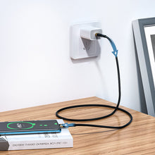 Заредете изображение във визуализатора на галерията – Joyroom Liquid Silicone USB Type C - USB Type C charging / data cable PD 100W 2m black (S-2050N18-10) - TopMag
