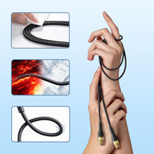 Заредете изображение във визуализатора на галерията – Joyroom Liquid Silicone USB Type C - USB Type C charging / data cable PD 100W 2m black (S-2050N18-10) - TopMag
