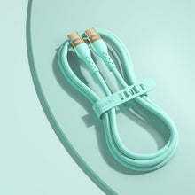 Заредете изображение във визуализатора на галерията – Joyroom Liquid Silicone USB Type C - USB Type C charging / data cable PD 100W 2m green (S-2050N18-10) - TopMag
