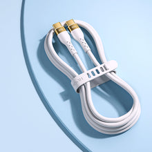 Заредете изображение във визуализатора на галерията – Joyroom Liquid Silicone USB Type C - USB Type C charging / data cable PD 100W 3m white (S-3050N18-10) - TopMag
