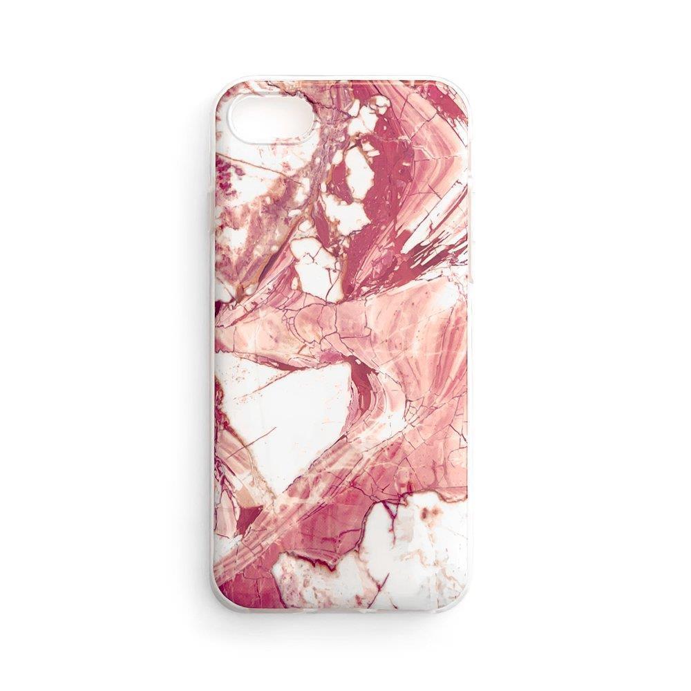Wozinsky Marble TPU cover gel marble for Samsung Galaxy S22 + (S22 Plus) pink - TopMag