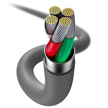 Заредете изображение във визуализатора на галерията – Baseus cable, USB cable - Lightning 2.4A length 1.2 m Jelly Liquid Silica Gel - black - TopMag
