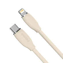 Заредете изображение във визуализатора на галерията – Baseus cable, USB Type C - Lightning 20W cable, length 2 m Jelly Liquid Silica Gel - pink - TopMag
