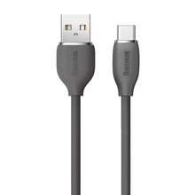 Заредете изображение във визуализатора на галерията – Baseus cable, USB cable - USB Type C 100W 1.2 m long Jelly Liquid Silica Gel - black - TopMag
