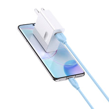 Заредете изображение във визуализатора на галерията – Baseus cable, USB cable - USB Type C 100W length 2 m Jelly Liquid Silica Gel - blue - TopMag

