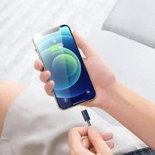 Заредете изображение във визуализатора на галерията – Baseus iPhone USB cable - Lightning 2m, 2.4A gray (CALD000516) - TopMag
