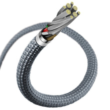 Заредете изображение във визуализатора на галерията – Baseus cable for iPhone USB Type C - Lightning 2m, Power Delivery 20W gray (CALD000116) - TopMag

