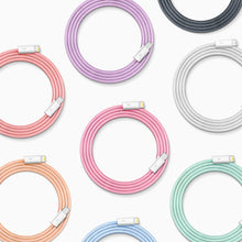 Заредете изображение във визуализатора на галерията – Baseus cable for iPhone USB Type C - Lightning 2m, Power Delivery 20W gray (CALD000116) - TopMag
