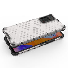 Заредете изображение във визуализатора на галерията – Honeycomb case armored cover with a gel frame for Xiaomi Redmi Note 11 Pro + / 11 Pro black - TopMag
