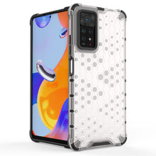 Заредете изображение във визуализатора на галерията – Honeycomb case armored cover with a gel frame for Xiaomi Redmi Note 11 Pro + / 11 Pro blue - TopMag
