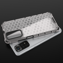 Заредете изображение във визуализатора на галерията – Honeycomb case armored cover with a gel frame for Xiaomi Redmi Note 11S / Note 11 black - TopMag
