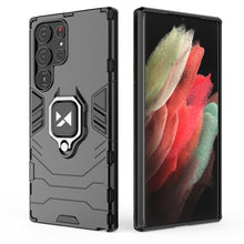 Заредете изображение във визуализатора на галерията – Wozinsky Ring Armor case for Samsung Galaxy S23 Ultra armored cover magnetic holder ring black
