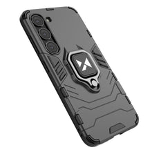 Заредете изображение във визуализатора на галерията – Wozinsky Ring Armor case for Samsung Galaxy S23 armored cover magnetic holder ring black

