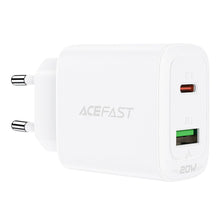 Заредете изображение във визуализатора на галерията – Acefast charger usb a + typ c qc3.0 pd20w a25 white - TopMag
