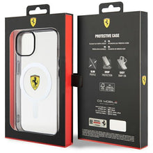 Заредете изображение във визуализатора на галерията – Ferrari FEHMP14SURKT iPhone 14 6.1" clear/transparent hardcase Outline Magsafe
