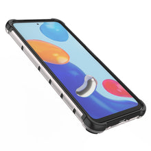 Заредете изображение във визуализатора на галерията – Honeycomb case armored cover with a gel frame for Xiaomi Redmi Note 11S / Note 11 blue - TopMag
