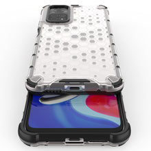 Заредете изображение във визуализатора на галерията – Honeycomb case armored cover with a gel frame for Xiaomi Redmi Note 11S / Note 11 transparent - TopMag
