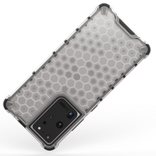 Заредете изображение във визуализатора на галерията – Honeycomb case armored cover with a gel frame for Samsung Galaxy S22 Ultra blue - TopMag

