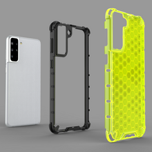 Заредете изображение във визуализатора на галерията – Honeycomb case armored cover with a gel frame for Samsung Galaxy S22 + (S22 Plus) black - TopMag
