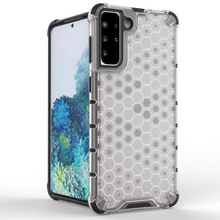 Заредете изображение във визуализатора на галерията – Honeycomb case armored cover with a gel frame for Samsung Galaxy S22 blue - TopMag
