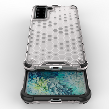 Заредете изображение във визуализатора на галерията – Honeycomb case armored cover with a gel frame for Samsung Galaxy S22 blue - TopMag
