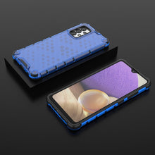 Заредете изображение във визуализатора на галерията – Honeycomb case armored cover with a gel frame for Samsung Galaxy A13 5G blue - TopMag
