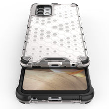 Заредете изображение във визуализатора на галерията – Honeycomb case armored cover with a gel frame for Samsung Galaxy A13 5G transparent - TopMag
