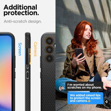 Заредете изображение във визуализатора на галерията – Spigen LIQUID AIR GALAXY A34 5G MATTE BLACK
