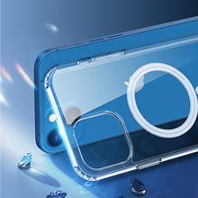 Заредете изображение във визуализатора на галерията – Dux Ducis Clin magnetic case for iPhone 13 compatible with MagSafe transparent - TopMag
