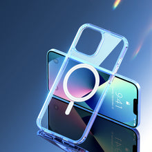 Заредете изображение във визуализатора на галерията – Dux Ducis Clin magnetic case for iPhone 13 compatible with MagSafe transparent - TopMag
