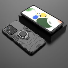 Заредете изображение във визуализатора на галерията – Ring Armor Case for Xiaomi Redmi Note 12 Pro / Poco X5 Pro 5G Armor Cover Magnetic Holder Ring Black
