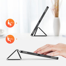 Заредете изображение във визуализатора на галерията – Dux Ducis Domo foldable cover tablet case with Smart Sleep function Realme Pad 10.4 '' black - TopMag
