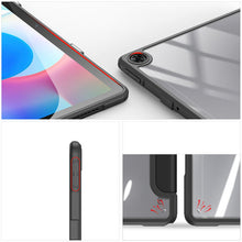 Заредете изображение във визуализатора на галерията – Dux Ducis Toby Armored Flip Smart Case for Realme Pad 10.4 '' with Stylus Holder Black - TopMag
