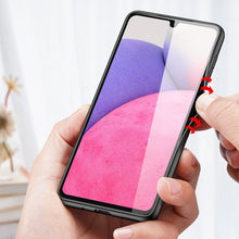 Заредете изображение във визуализатора на галерията – Dux Ducis Fino case is nylon covered Samsung Galaxy A33 5G black - TopMag
