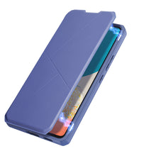 Заредете изображение във визуализатора на галерията – Dux Ducis Skin X Holster Cover for Samsung Galaxy A73 blue - TopMag
