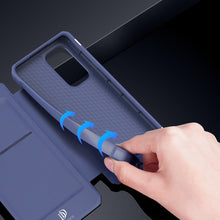 Заредете изображение във визуализатора на галерията – Dux Ducis Skin X Holster Cover for Samsung Galaxy A73 blue - TopMag
