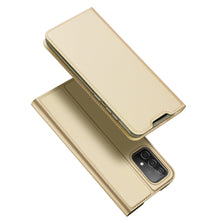 Заредете изображение във визуализатора на галерията – Dux Ducis Skin Pro Holster Cover Flip Cover for Samsung Galaxy A73 gold - TopMag
