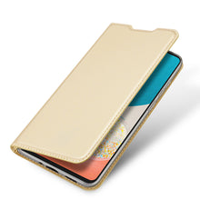 Заредете изображение във визуализатора на галерията – Dux Ducis Skin Pro Holster Cover Flip Cover for Samsung Galaxy A73 gold - TopMag
