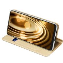 Заредете изображение във визуализатора на галерията – Dux Ducis Skin Pro Holster Cover Flip Cover for Samsung Galaxy A73 gold - TopMag
