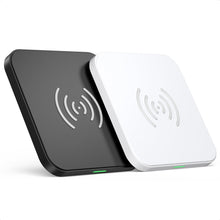 Заредете изображение във визуализатора на галерията – Choetech set 2x Qi 10W wireless charger (2 colors, black and white) + 1.2m USB cables (T511-S black / white) - TopMag
