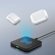 Заредете изображение във визуализатора на галерията – Choetech set 2x Qi 10W wireless charger (2 colors, black and white) + 1.2m USB cables (T511-S black / white) - TopMag
