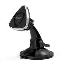 Заредете изображение във визуализатора на галерията – Choetech magnetic car phone holder for windshield and cockpit black (H010 black) - TopMag
